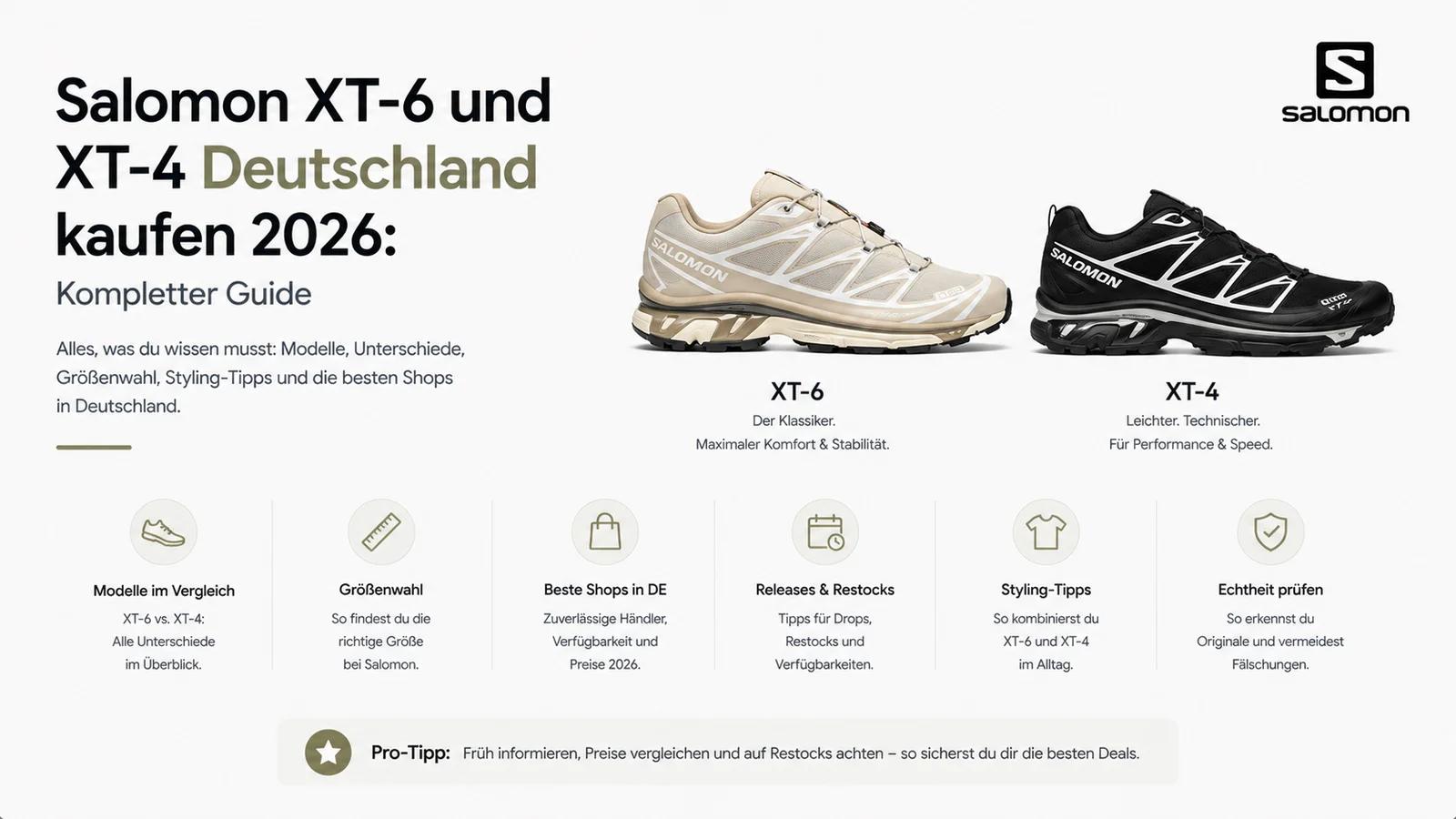 Salomon XT-6 und XT-4 Deutschland kaufen 2026: Kompletter Guide