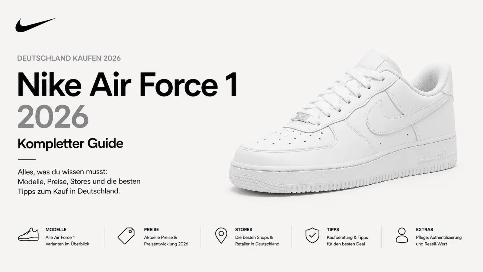 Nike Air Force 1 Deutschland kaufen 2026: Kompletter Guide