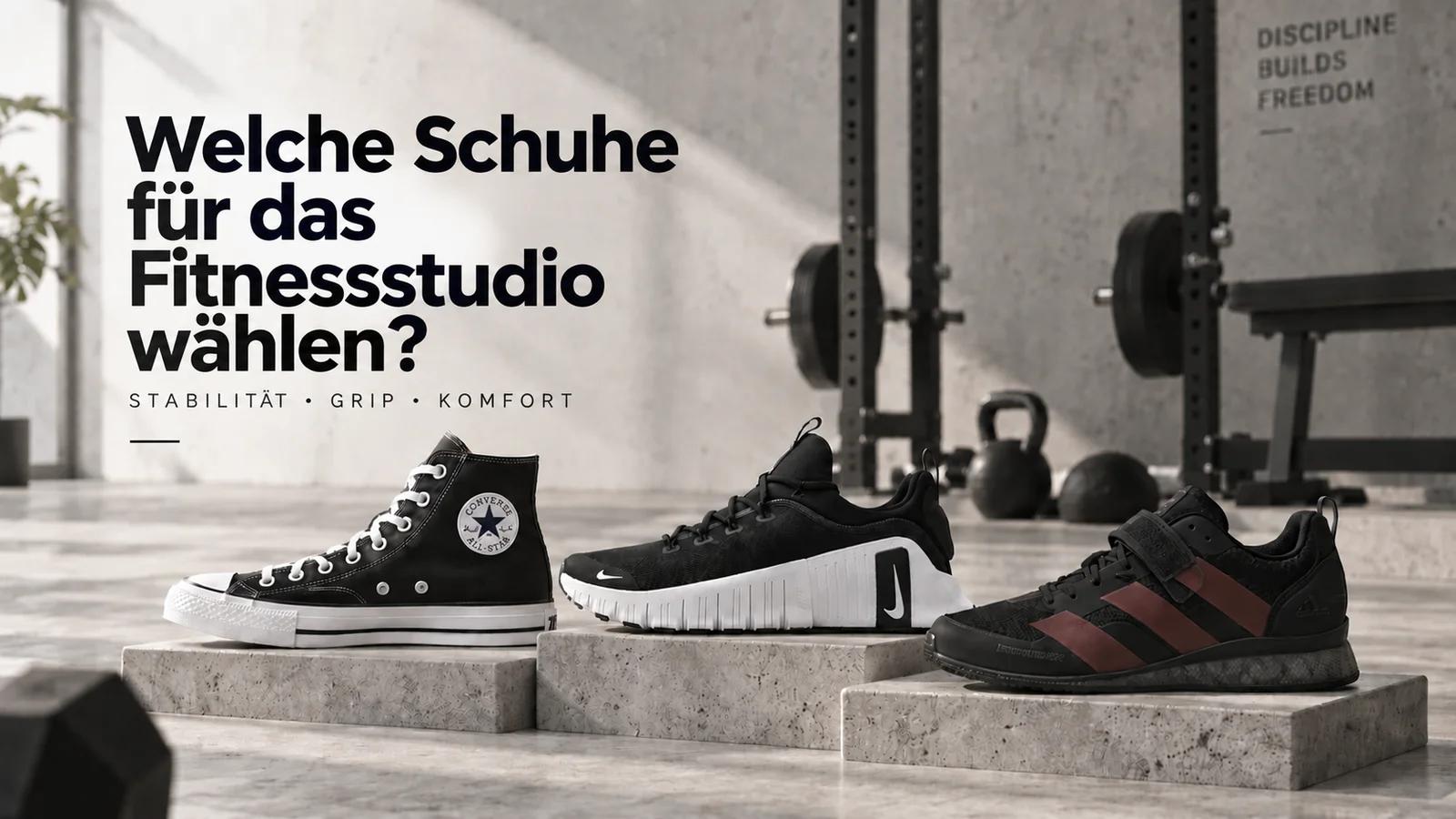 Welche Schuhe fürs Fitnessstudio? Drei Kategorien und der eine Fehler, den fast alle machen