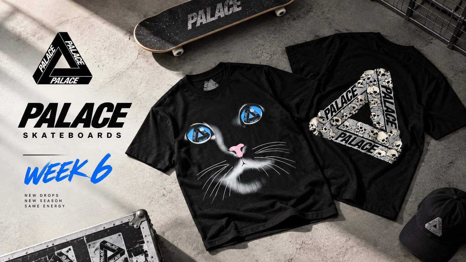 Palace Week 6: canvas, Polartec and three camo patterns. Dropping Friday at 11:00