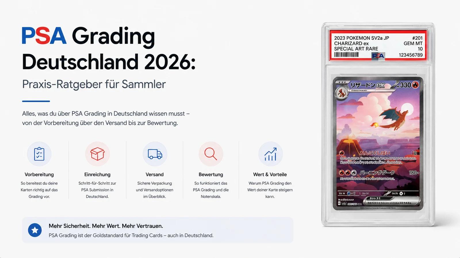 PSA Grading Deutschland 2026: Praxis-Ratgeber für Sammler