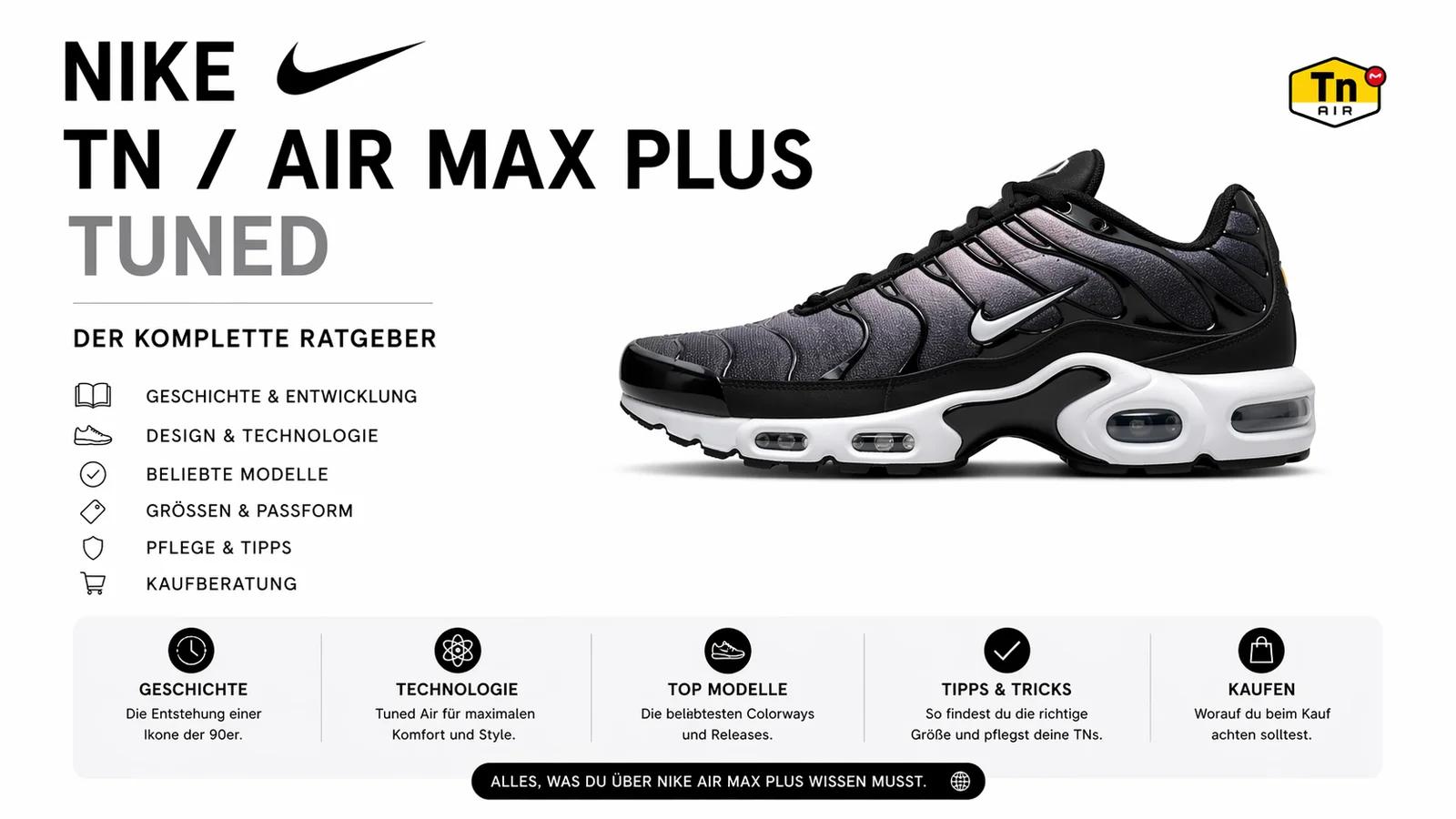 Nike TN / Air Max Plus Tuned: Der komplette Kauf-Ratgeber fuer Deutschland 2026