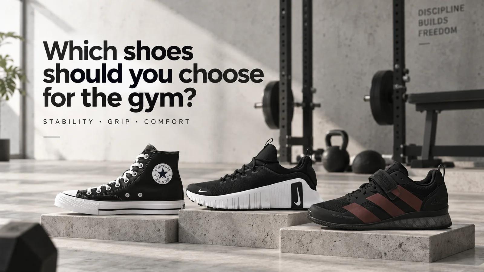 Which shoes should you wear to the gym? Three categories and the one mistake most people make