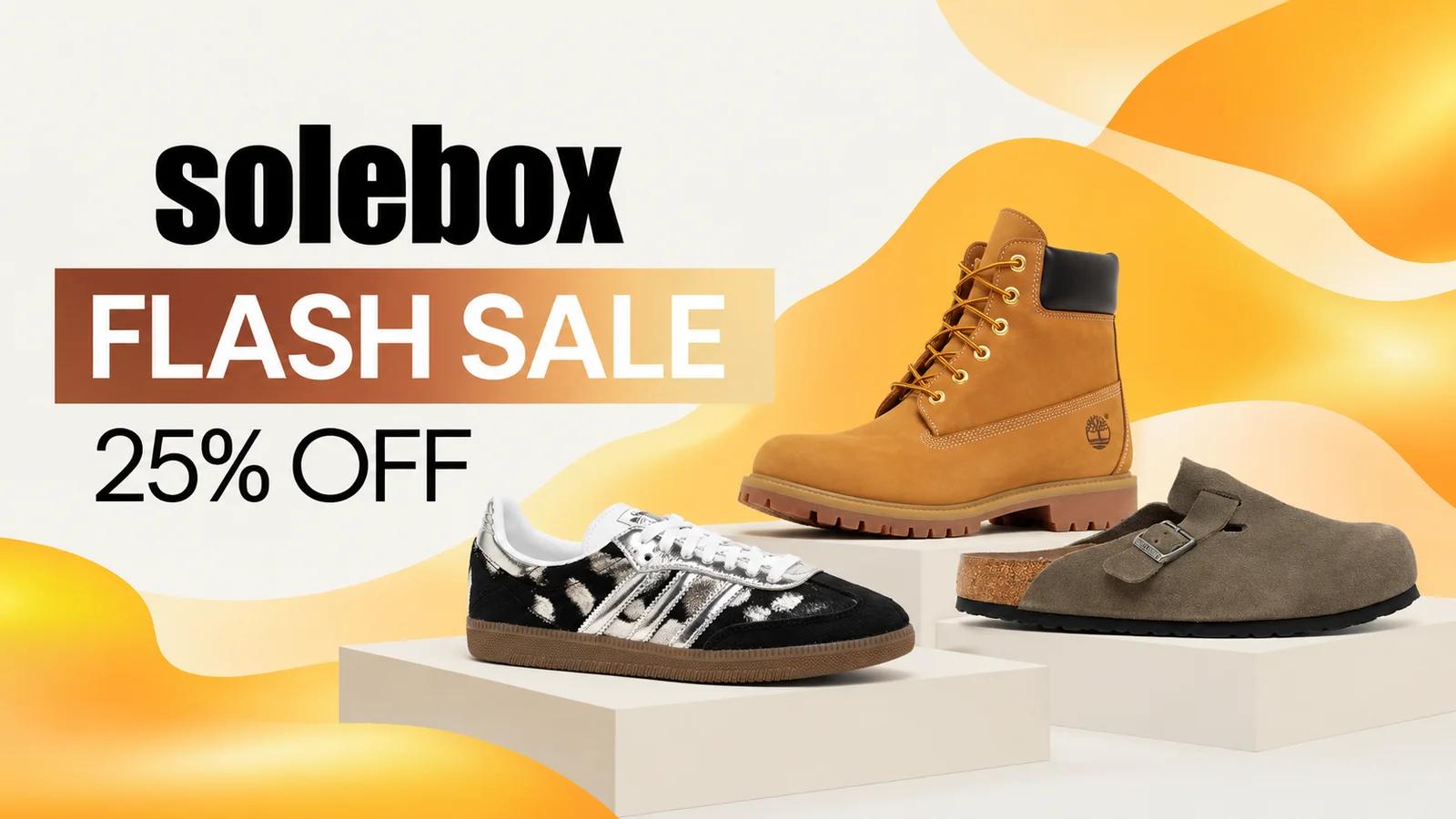 Solebox Flash Sale: up to 41% off, no returns from the UK