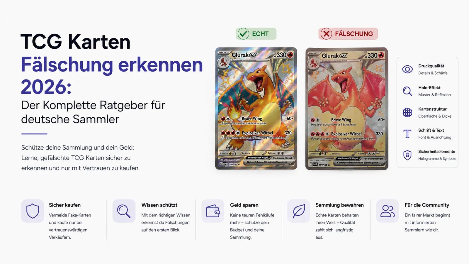 Pokemon Karten Faelschung erkennen 2026: Der komplette Ratgeber fuer deutsche Sammler