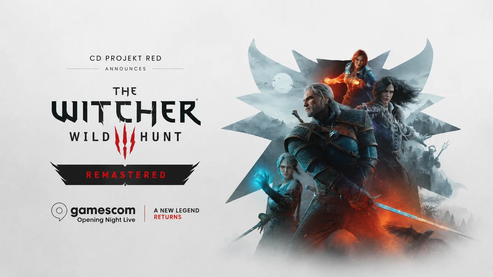 The Witcher 3 gets a full remaster on 29 September, free if you already own it