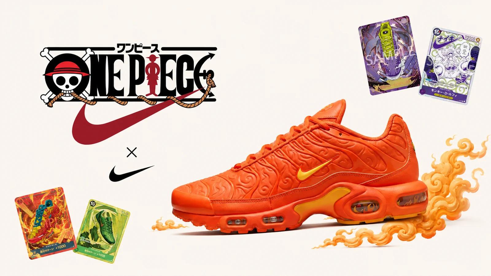 One Piece Card Game cards with Nike trainers: where to buy and how to get them