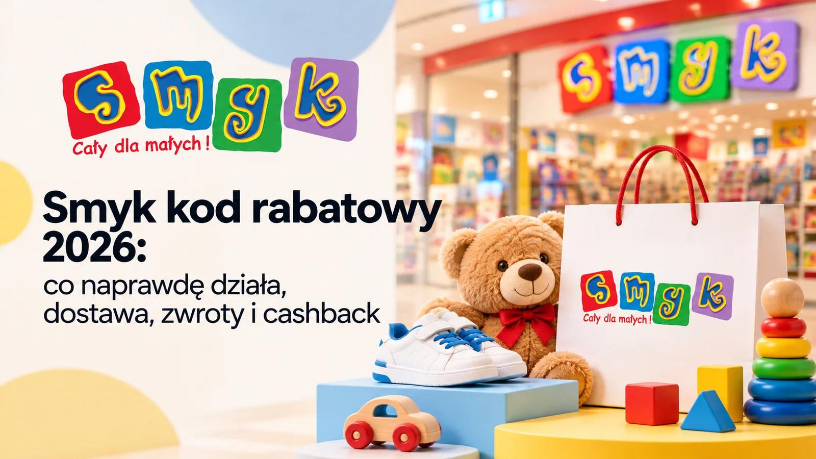 Smyk kod rabatowy 2026: co naprawdę działa, dostawa, zwroty i cashback