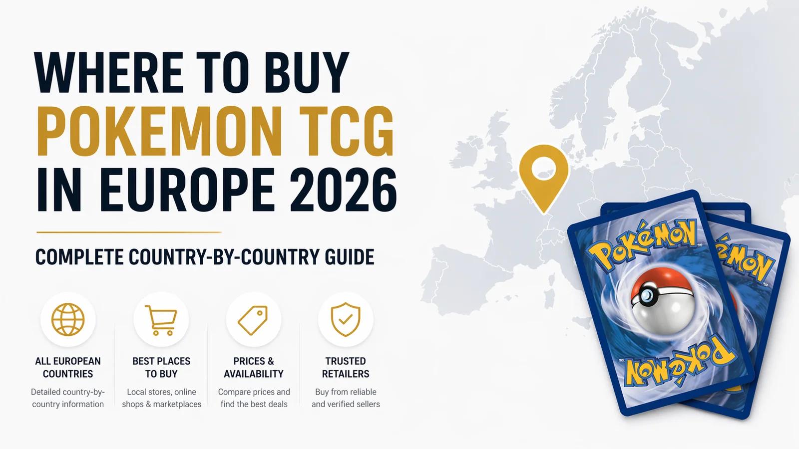 Where to Buy Pokemon TCG in Europe 2026: Complete Country-by-Country Guide