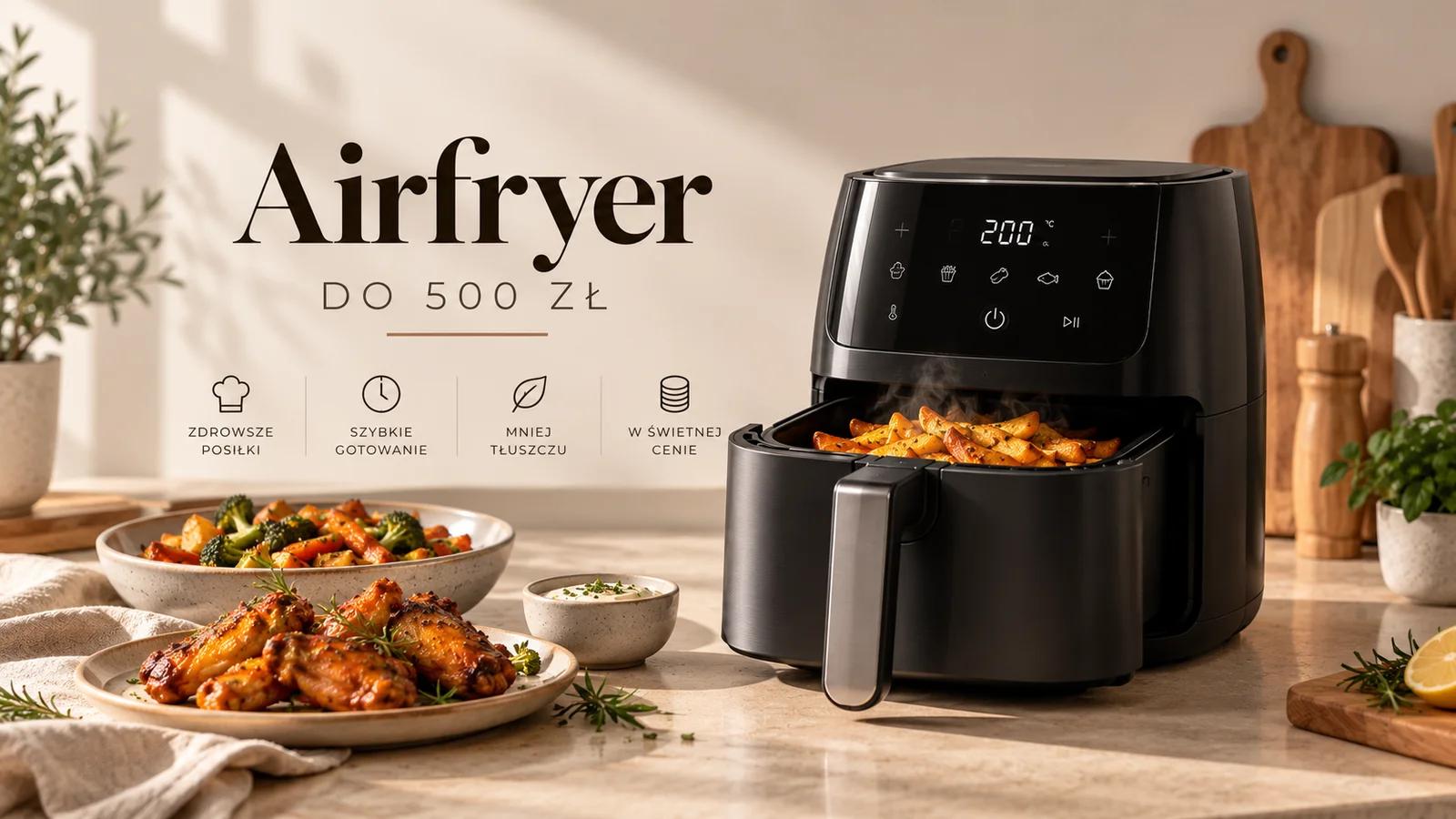 Jaki air fryer wybrać do 500 zł? Konkretne modele i czego unikać