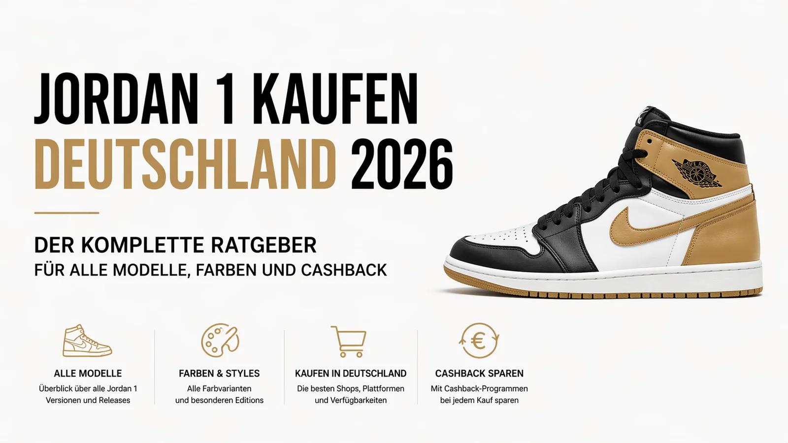 Jordan 1 kaufen Deutschland 2026: Der komplette Ratgeber fuer alle Modelle, Farben und Cashback