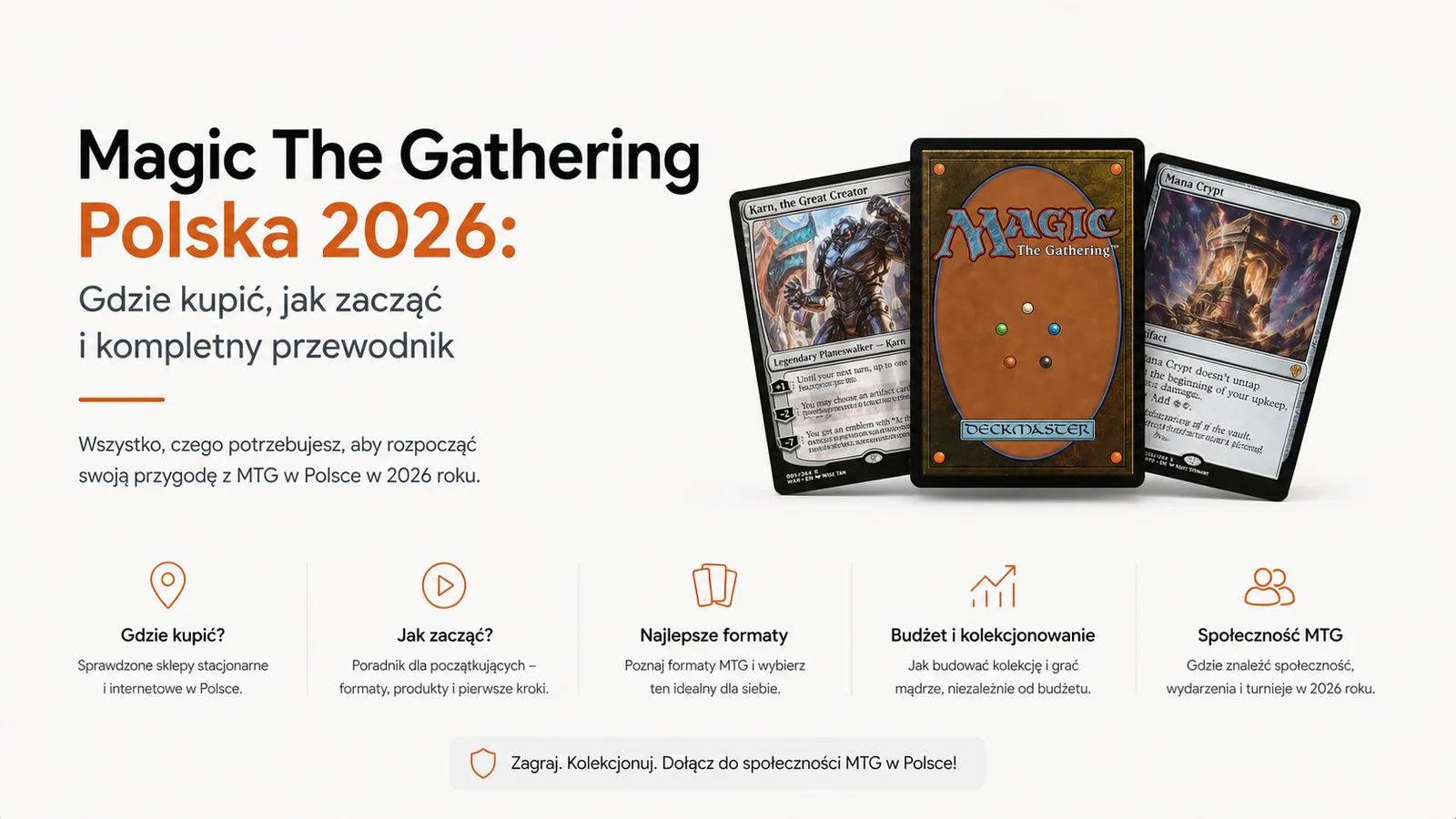 Magic The Gathering Polska 2026: Gdzie kupic, jak zaczac