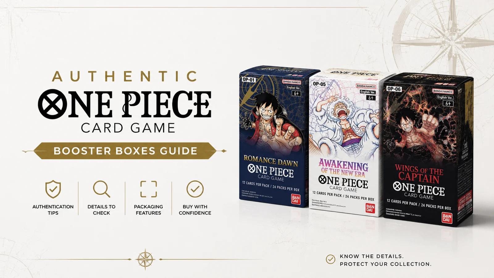 Authentic One Piece Booster Boxes Guide