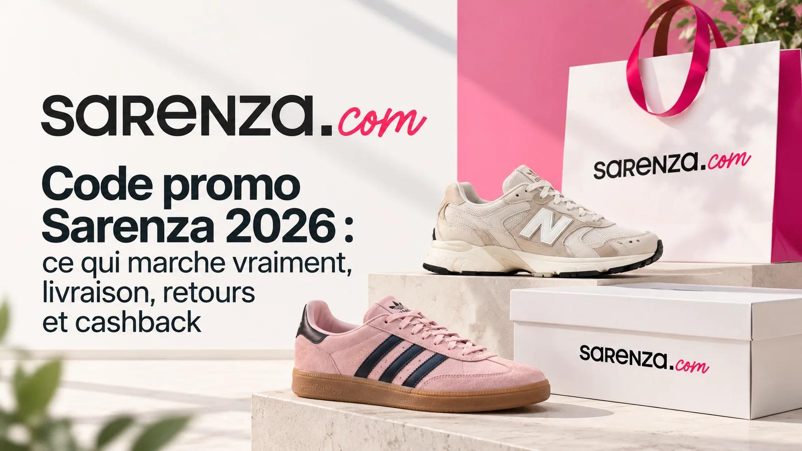 Code promo Sarenza 2026 : ce qui marche vraiment, livraison, retours et cashback