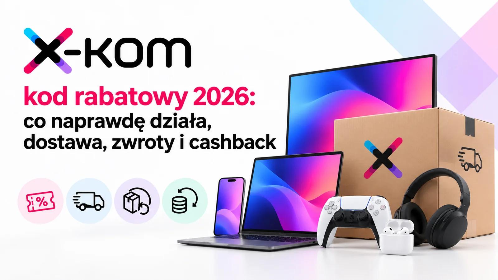 x-kom kod rabatowy 2026: co naprawdę działa, dostawa, zwroty i cashback