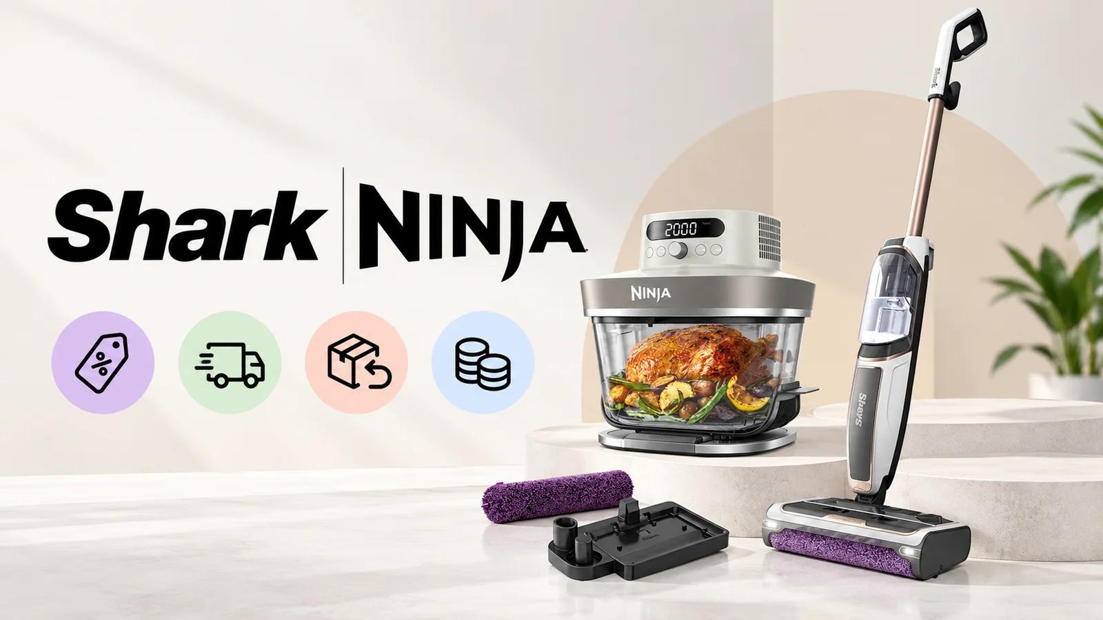 SharkNinja discount code 2026: delivery, returns and cashback