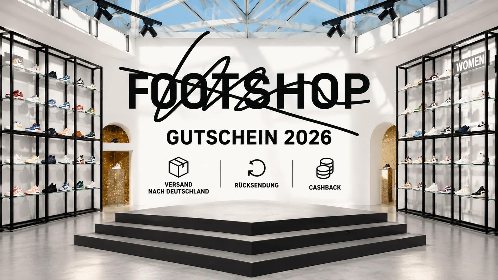 Footshop Gutschein 2026: was wirklich funktioniert, Versand nach Deutschland, Rücksendung und Cashback