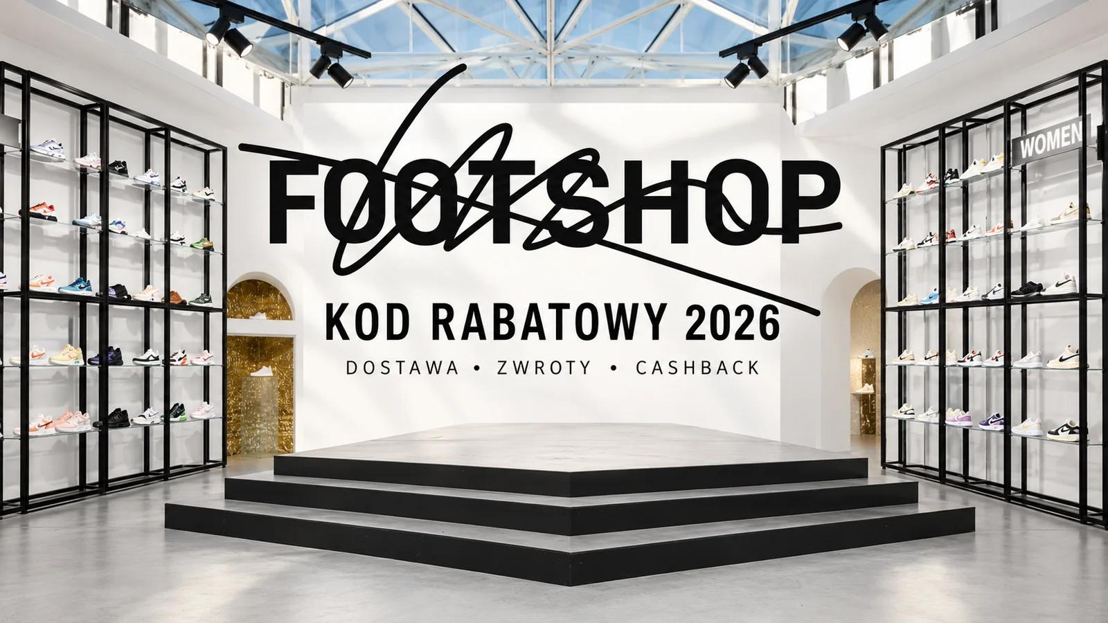 Footshop kod rabatowy 2026: co naprawdę działa, dostawa do Polski, zwroty i cashback