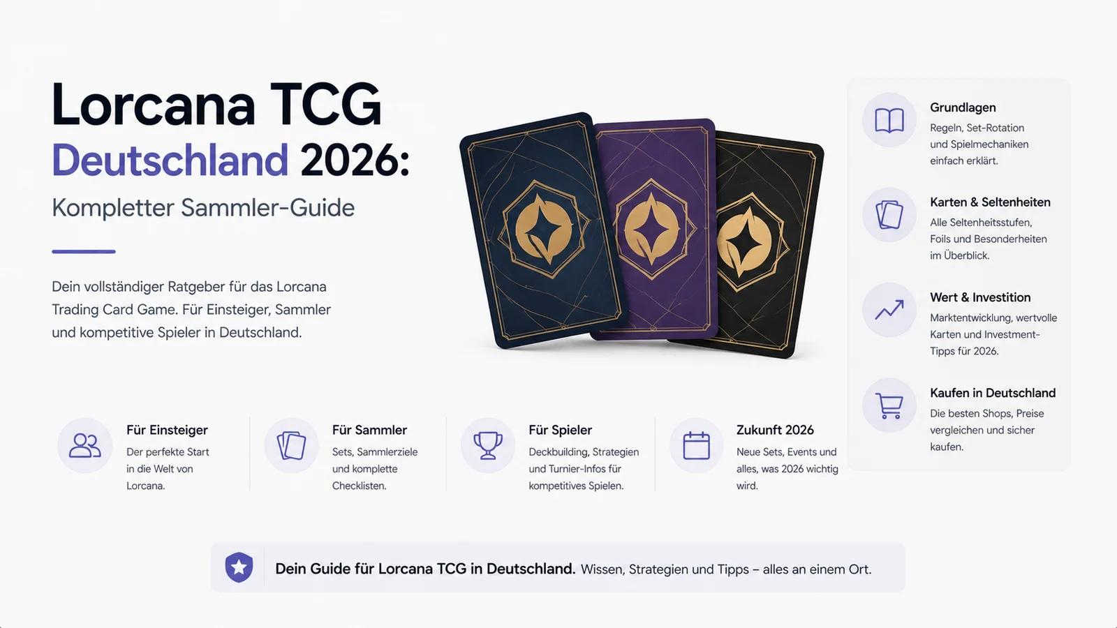 Disney Lorcana TCG Deutschland 2026: Kompletter Sammler-Guide