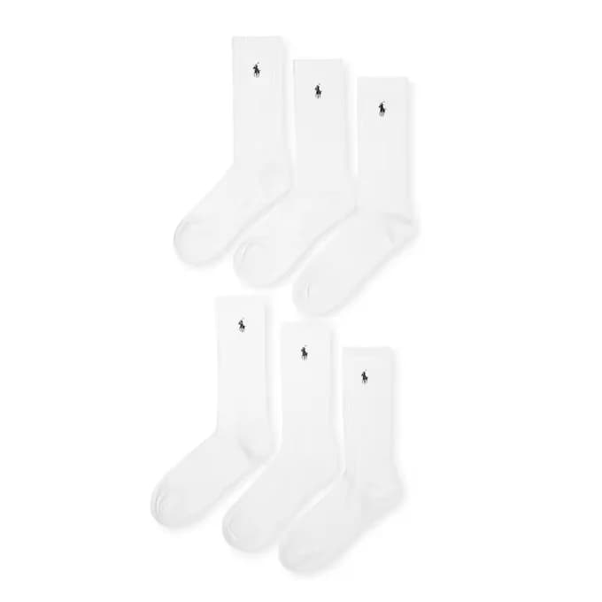 Polo Ralph Lauren Crew Socks - 6-Pack