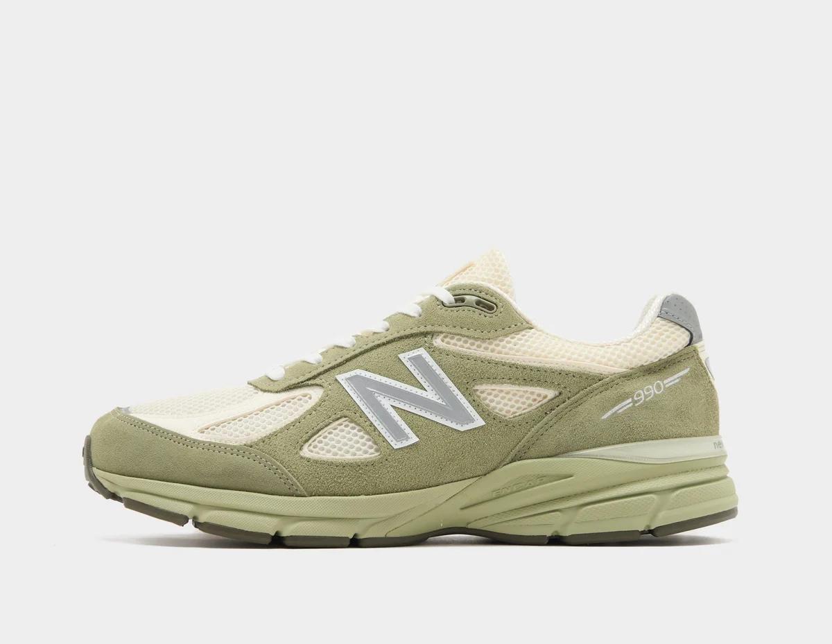 New Balance 990v4 Made in USA Olive Leaf