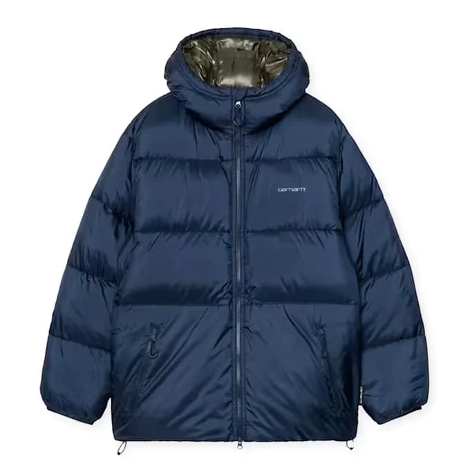 Carhartt WIP Toronto Jacket – niebieska ocieplana kurtka z kapturem