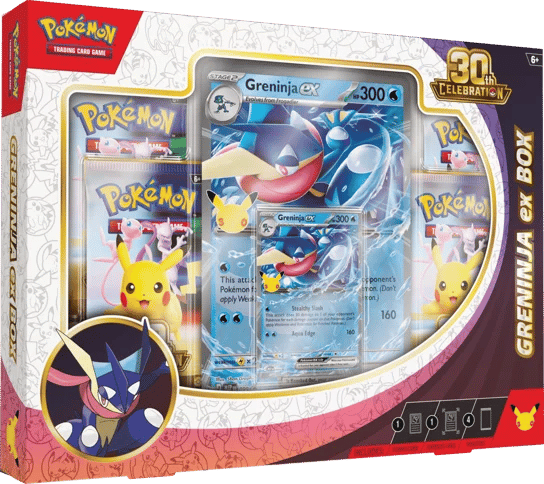 Pokémon TCG: 30th Celebration - Ex Box - Greninja ex
