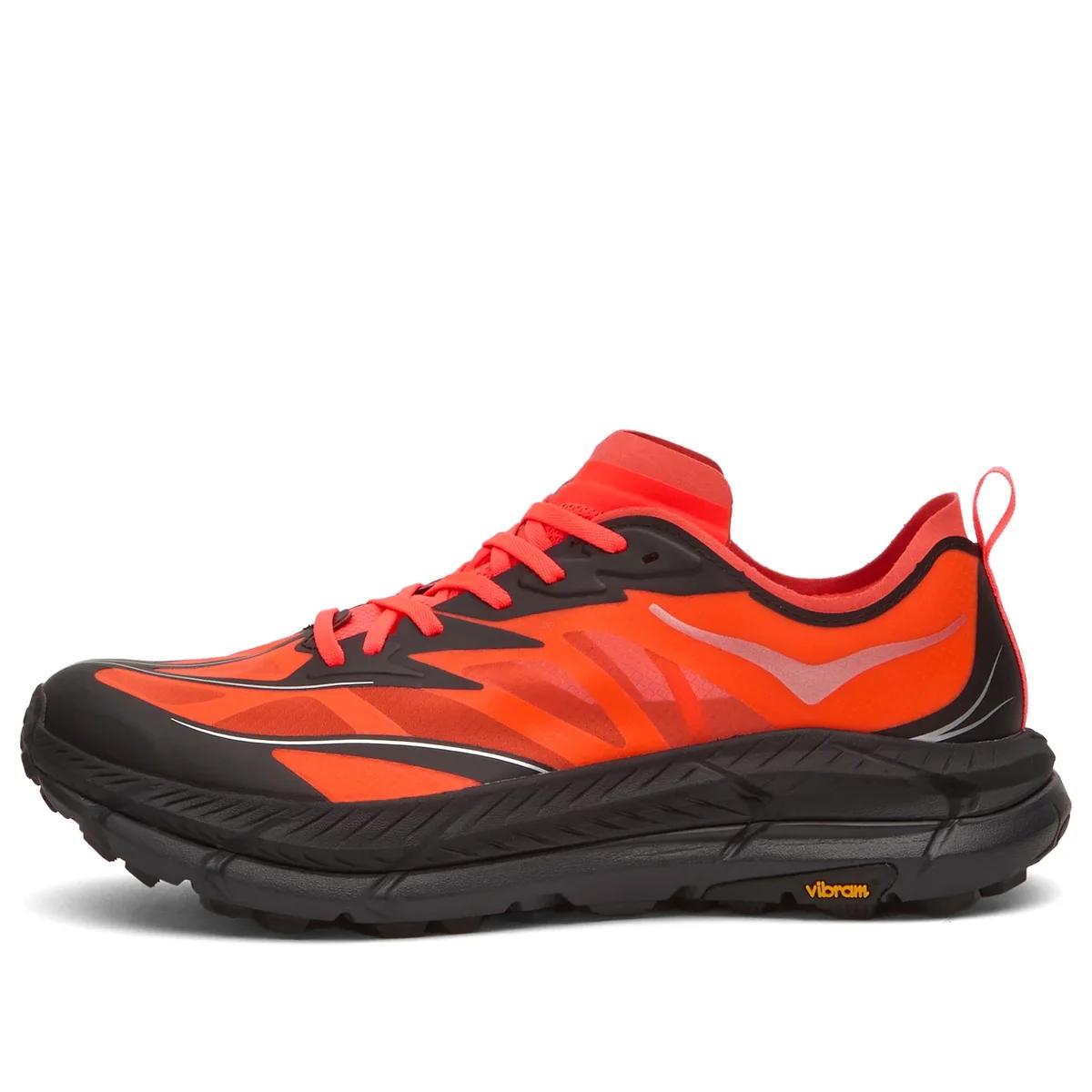 HOKA Mafate Speed 4 Lite Neon Flame & Black