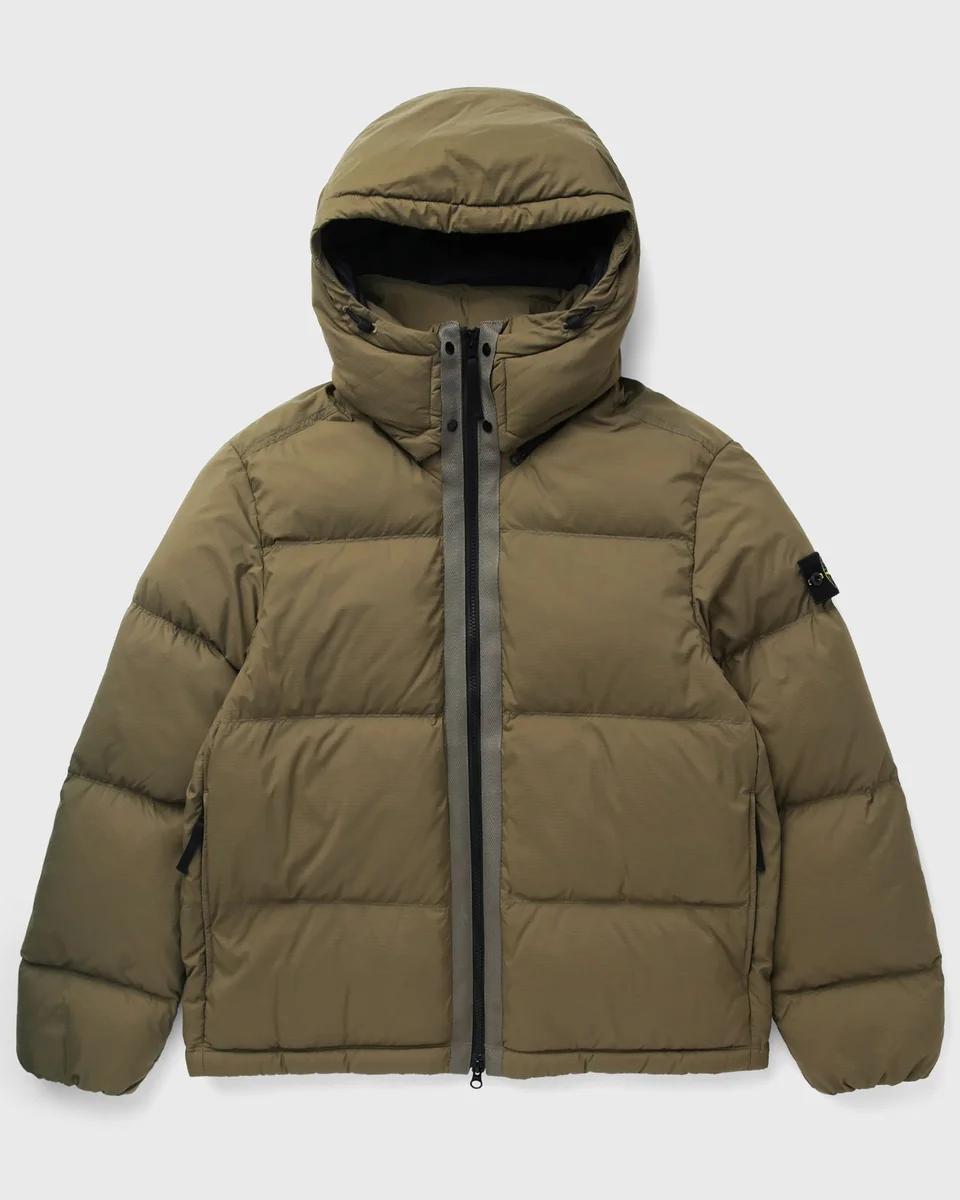 Stone Island Down Jacket – Military Green