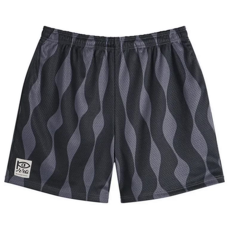 By Parra Waved Mesh Shorts